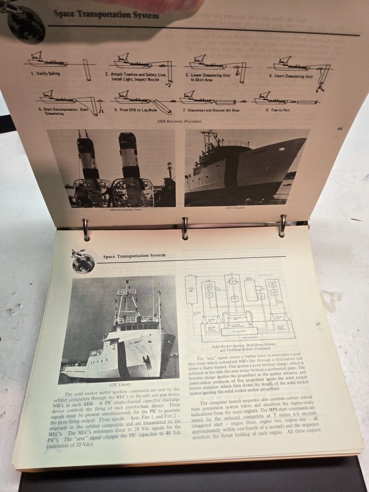 Rockwell International March 1982 Press Information Space Shuttle System Binder