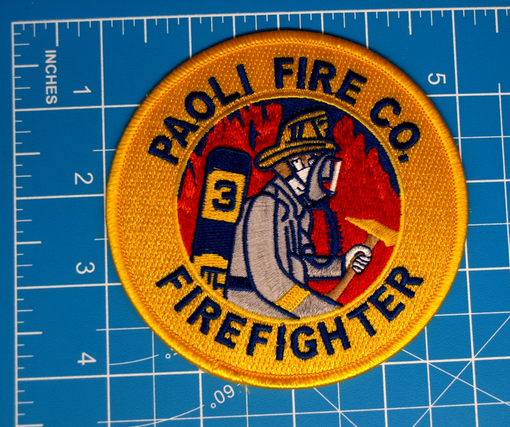 Paoli Pennsylvania Fire Co Firefighter patch