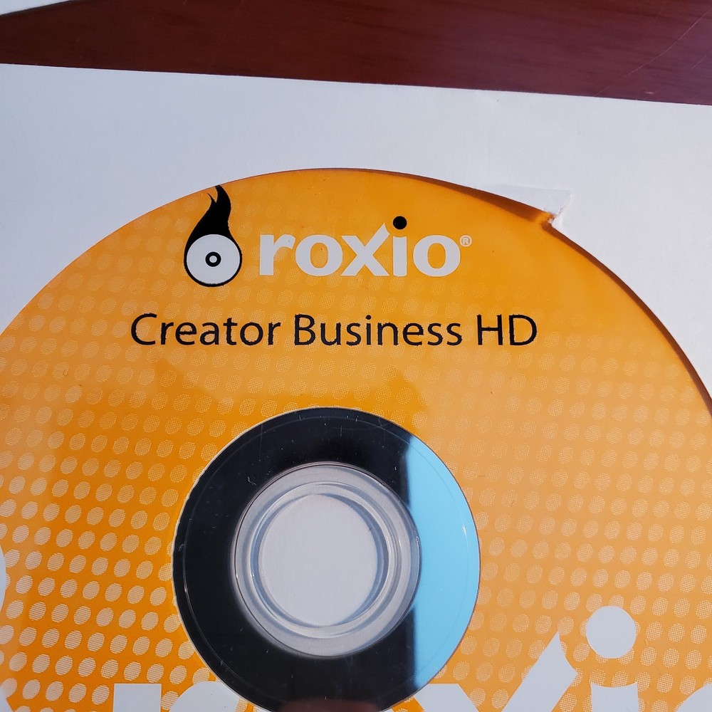 Roxio Creator Business HD including Roxio Creator CD Very Clean