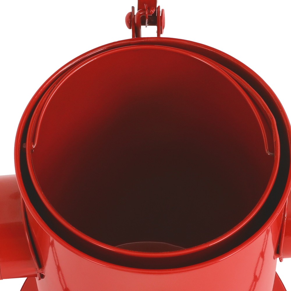 Retro Garbage Can Cylindrical Waste Bin Fire Hydrant's Shape Trash Can W/ Pedal