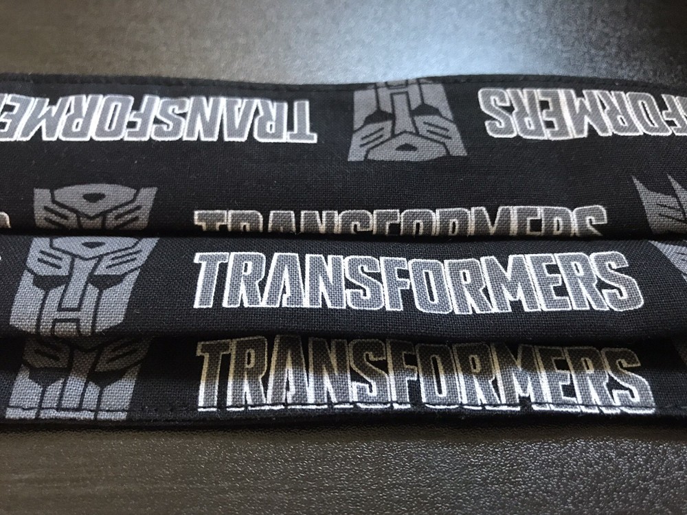 TRANSFORMERS AUTOBOTS DECEPTICON HANDMADE 3LAYERS COTTON/POLYESTER WASHABLE