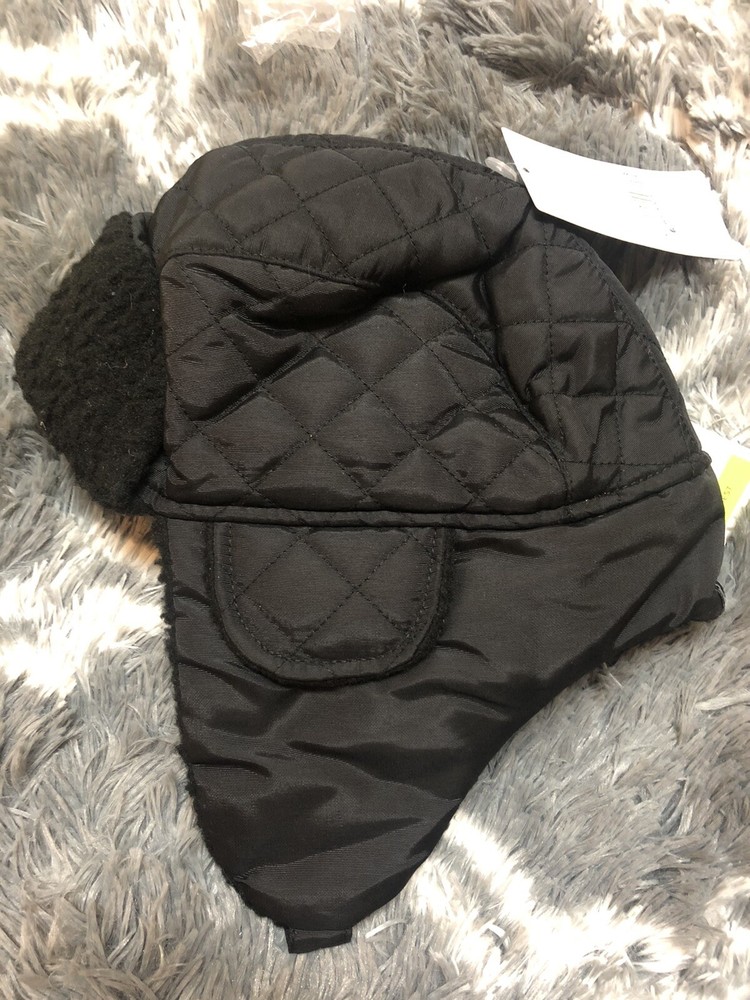 C9 Champion® Black Boys' Quilted Woven Trapper Hat - One Size