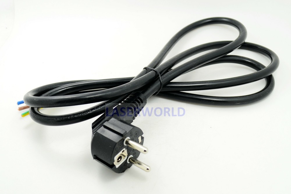EU-Standard 3X1.5㎡ 1.7-Meter-Long Power Cable with Three-core EU-Plug Cable