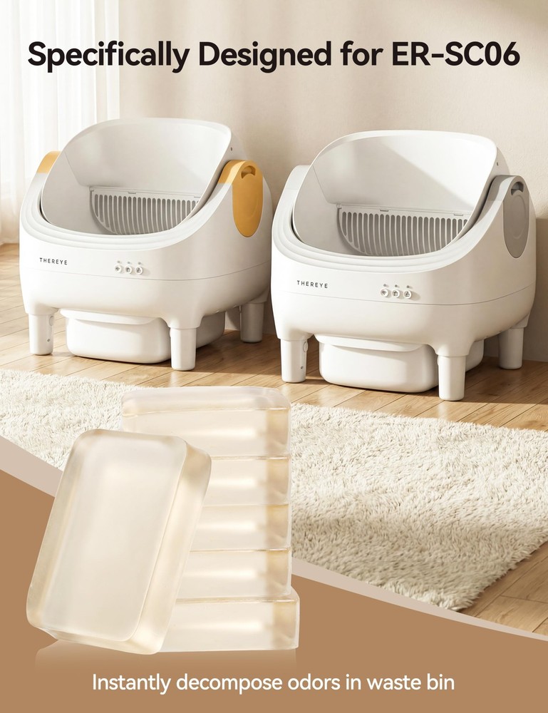 Odor Control for Cat Litter , Fits SC06 Automatic Litter , Long-Lasting Odor ...