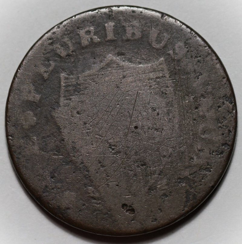 1788 New Jersey Copper Colonial - Running Fox