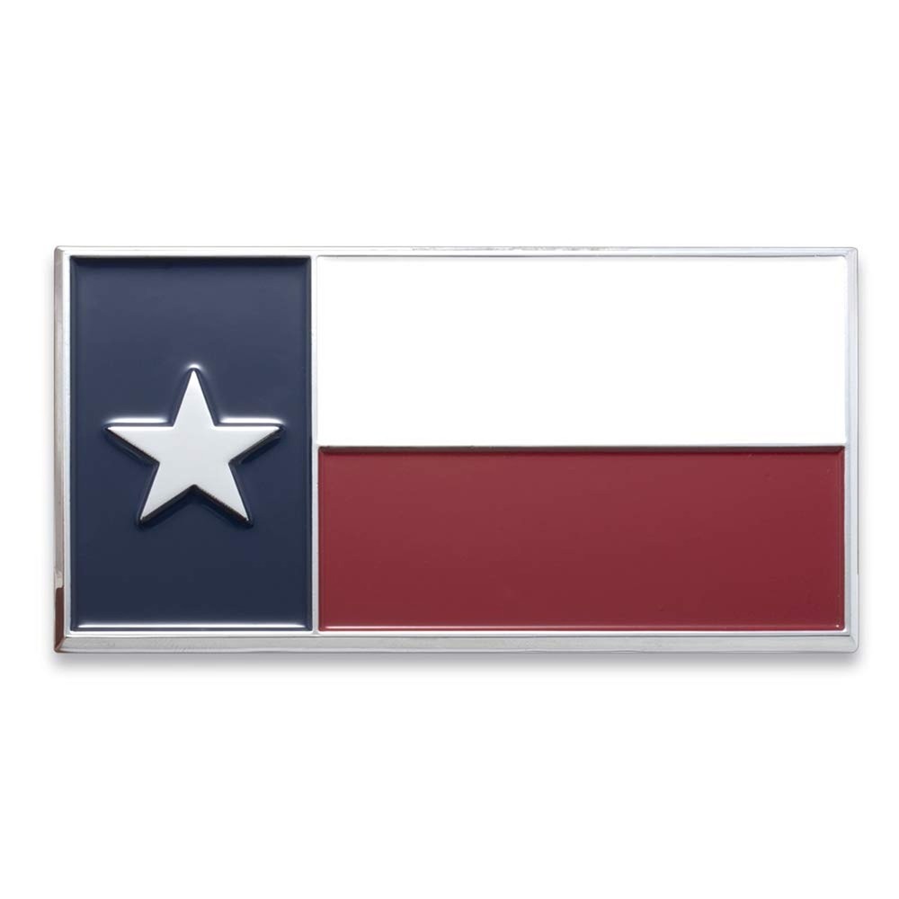 Texas Flag Metal Decal Auto Emblem Texas Flag