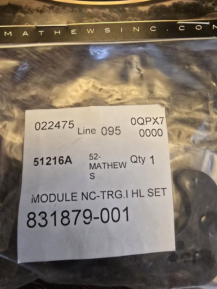 Mathews Archery Trg Mod Set - I High Let-off