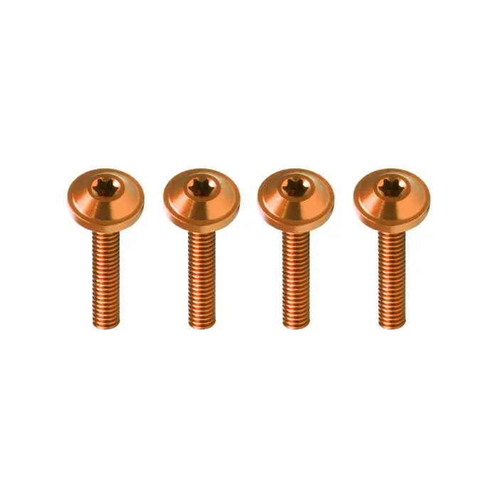 Hogworkz Orange Windshield Bolts for Harley? Road Glide '15-'25