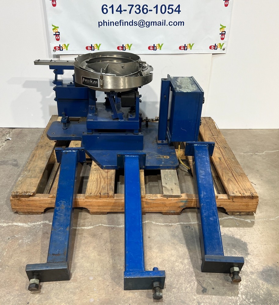 American Feeding Systems Stainless Steel Vibratory Bowl Feeder & Linear Feeder