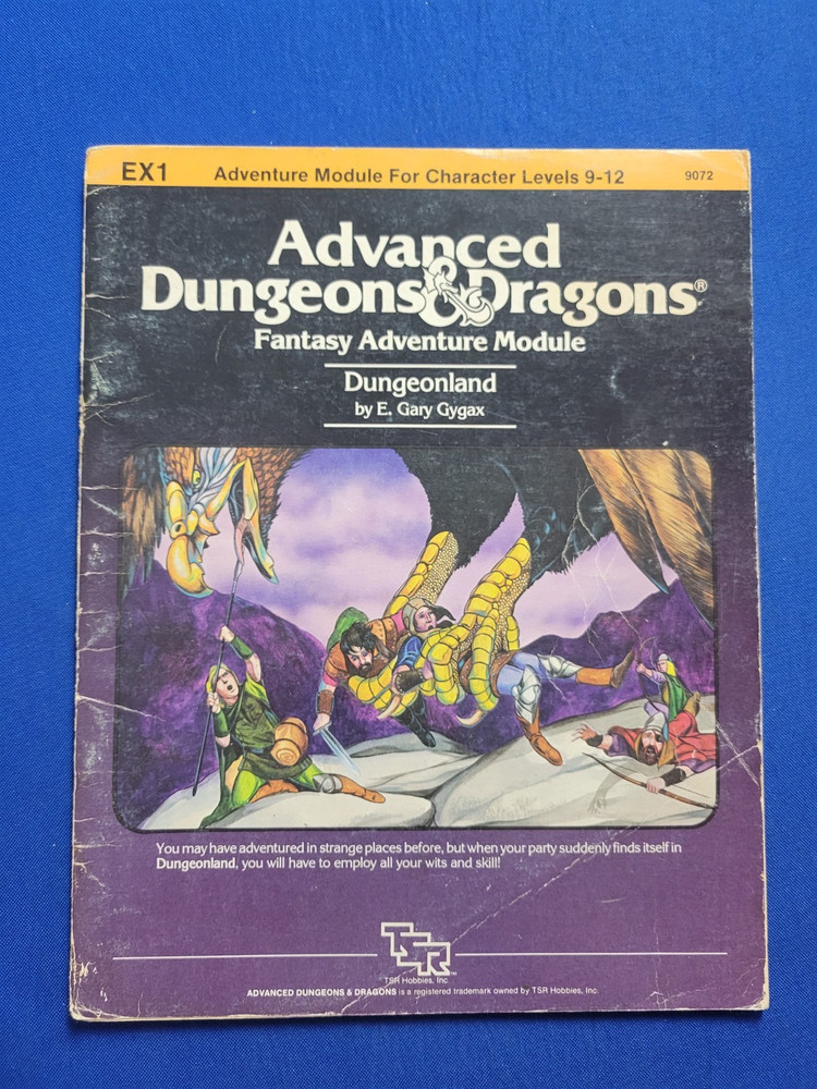 Dungeonland Adventure Module - AD&D EX1