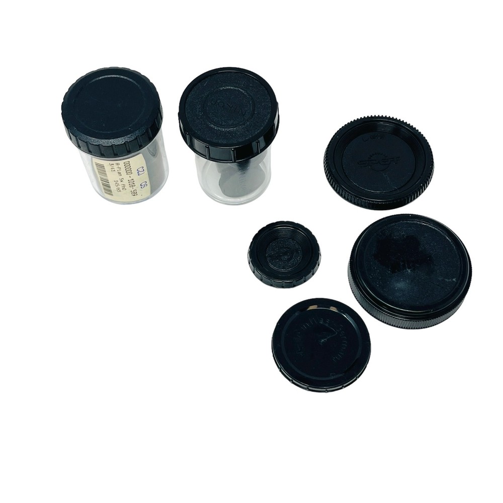 10 pcs Mixed Microscope Objective Turret Dust Cap Covers Nikon and Other Brands