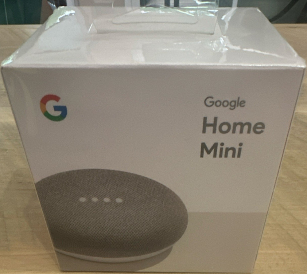 Google Home Mini Chalk Smart Speaker w/ Google Assistant Voice Control
