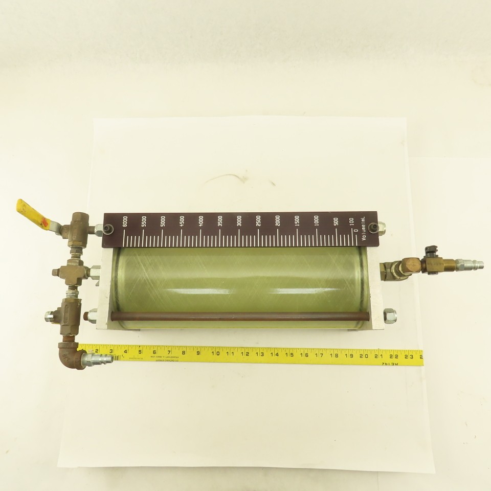 6000ML Liquid Dosing Calibration Column 6" x 14-1/4"