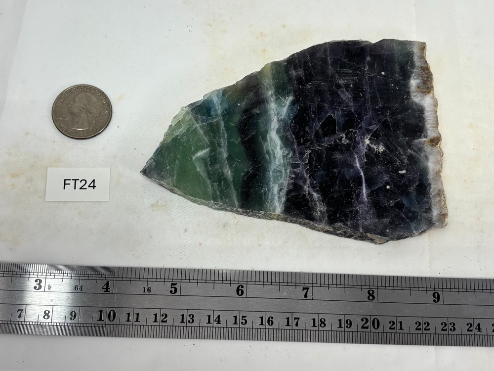 Fluorite slab Cabbing Lapidary Combo Ship Avail