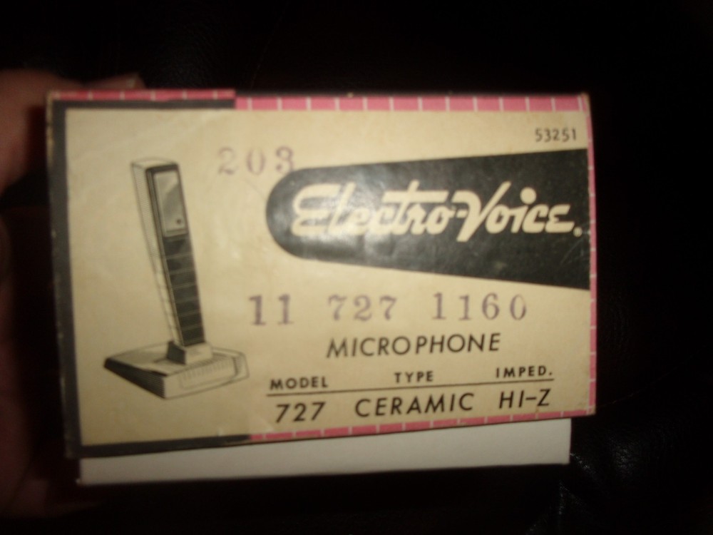 Vintage Electro-Voice 727 Ceramic Microphone