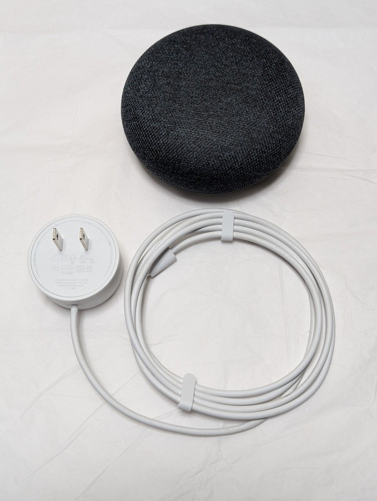 Google Home Nest Mini, HOA Smart Speaker Charcoal