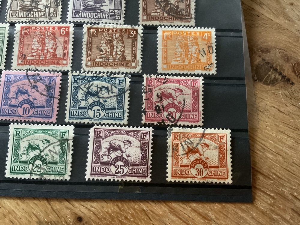 Indochina mounted mint or used stamps B2343