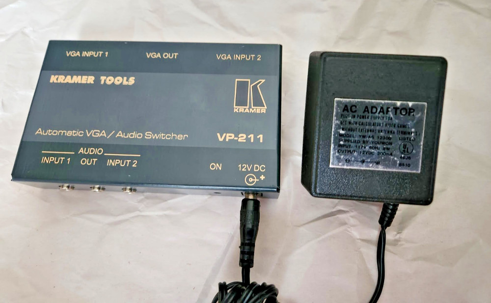 Kramer Tools VP-211 2:1 Automatic UXGA/ Audio Switcher