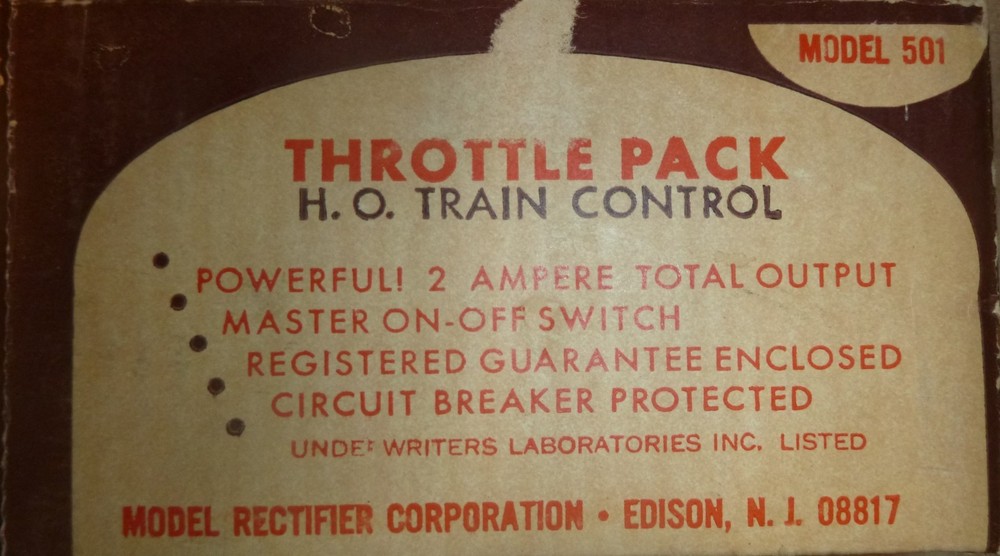 MRC Model Rectifier Corporation Model 501 Powerpack - working OB