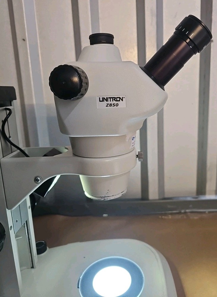 Unitron Z850 Stereo Microscope and Pole Stand