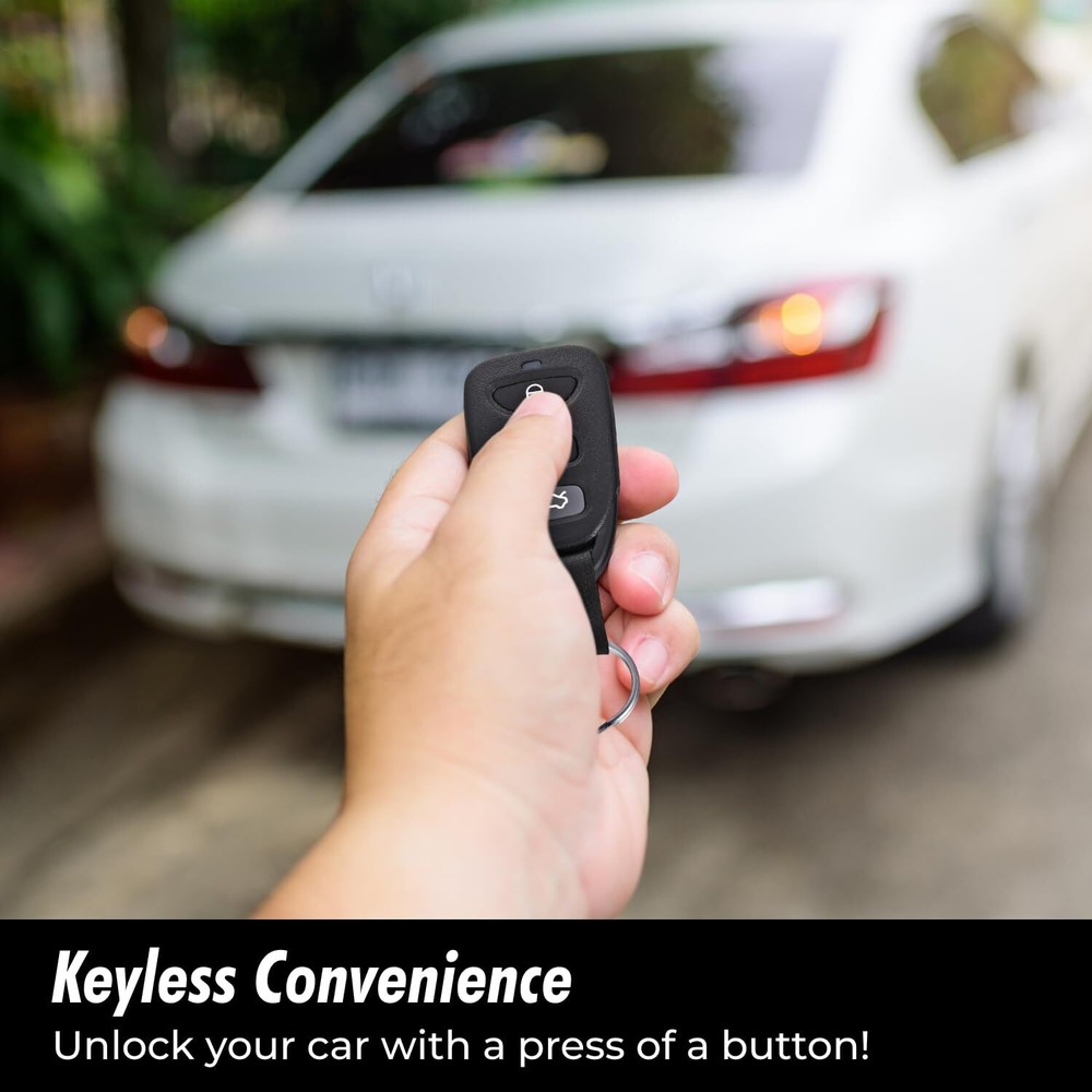 Keyless Entry System - Central Locking Kit with Remotes & Door Lock Actuators