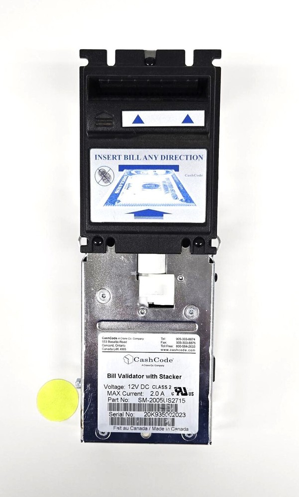 CASHCODE BILL VALIDATOR SM2005