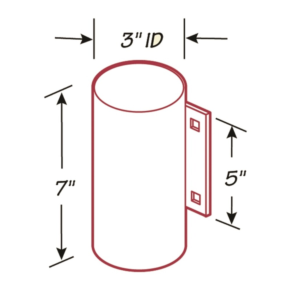 TIE DOWN ENGINEERING 26411 Pipe Holder 3In Comm. Grade