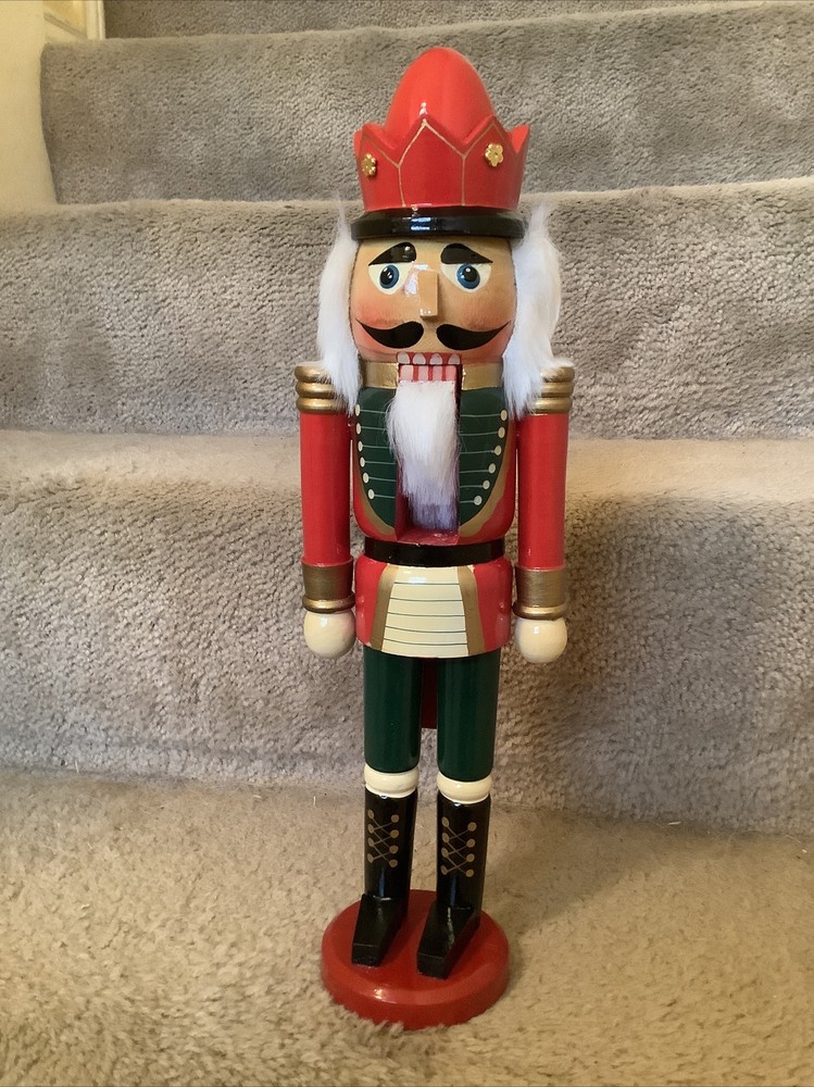 Christmas Nutcracker King 15” Tall