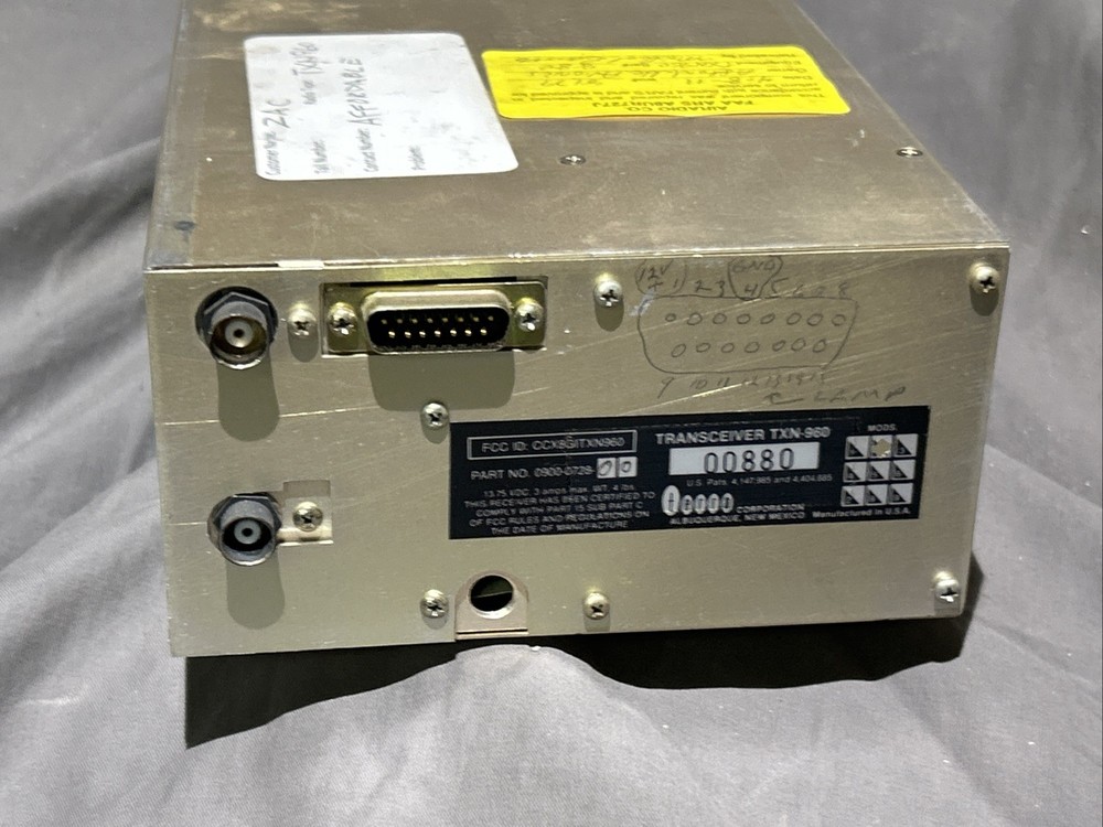 TERRA TXN 960 TRANSCEIVER WITH TRI-NAV C INDICATOR (UNTESTED)