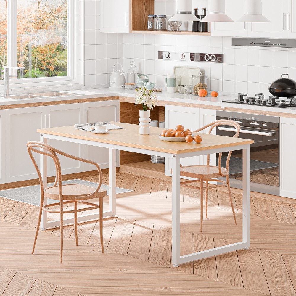 47" Modern Laptop Computer Table Dining Table Study Working for Home Office