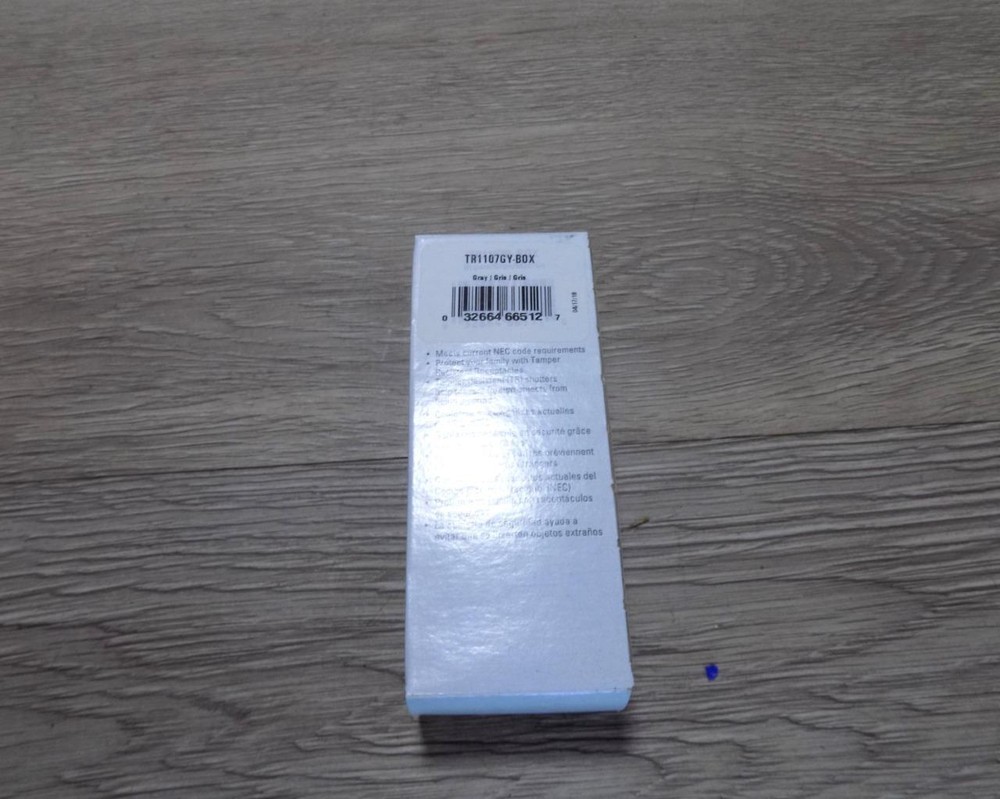 Eaton TR1107GY-BOX Duplex Recepticle Grey