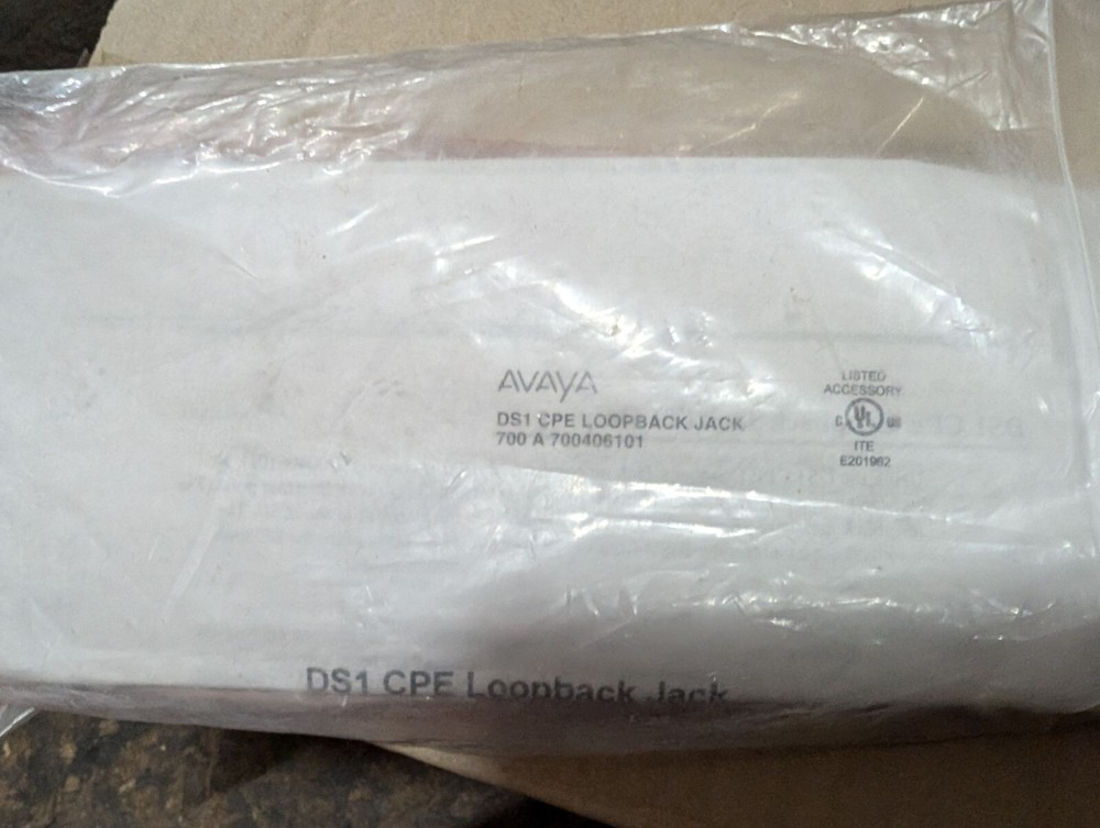 Avaya 700406101 DS1 CPE Loopback Jack