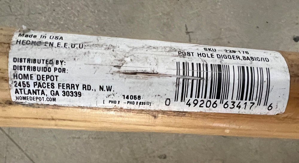 Vintage Post Hole Digger