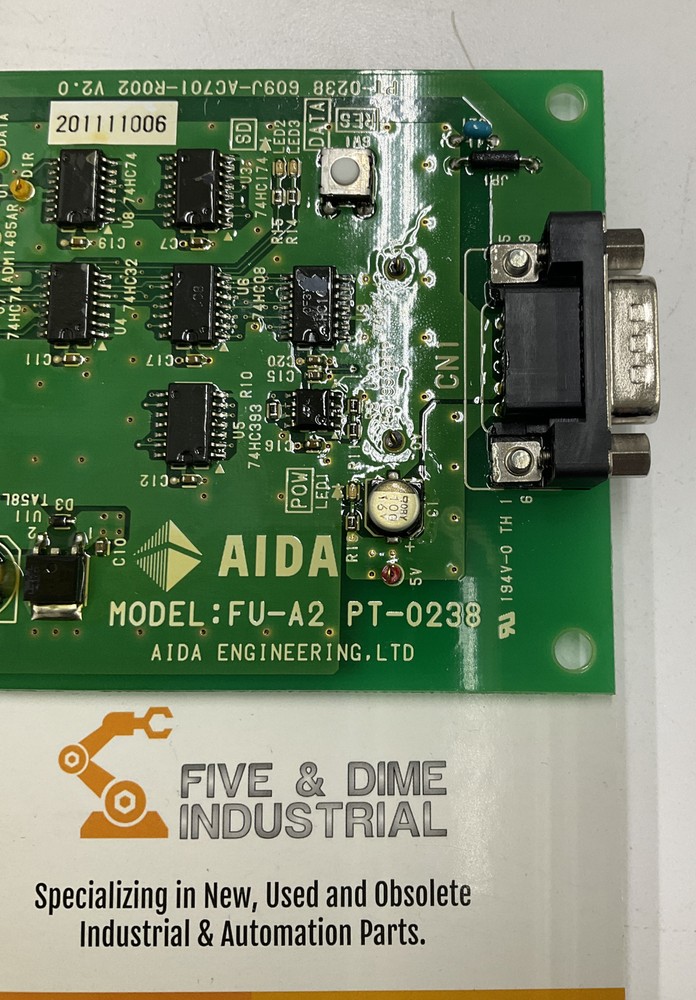 AIDA ENGINEERING New FU-A2 PT-0238 AC701-R002 Encoder PCB (RE118)