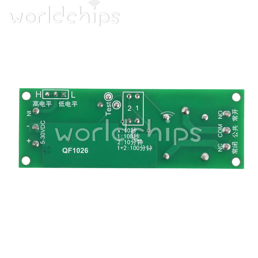 DC 4-30V Power Adjustable Delay Relay Timer Control Module 4 Gear Delay Switch