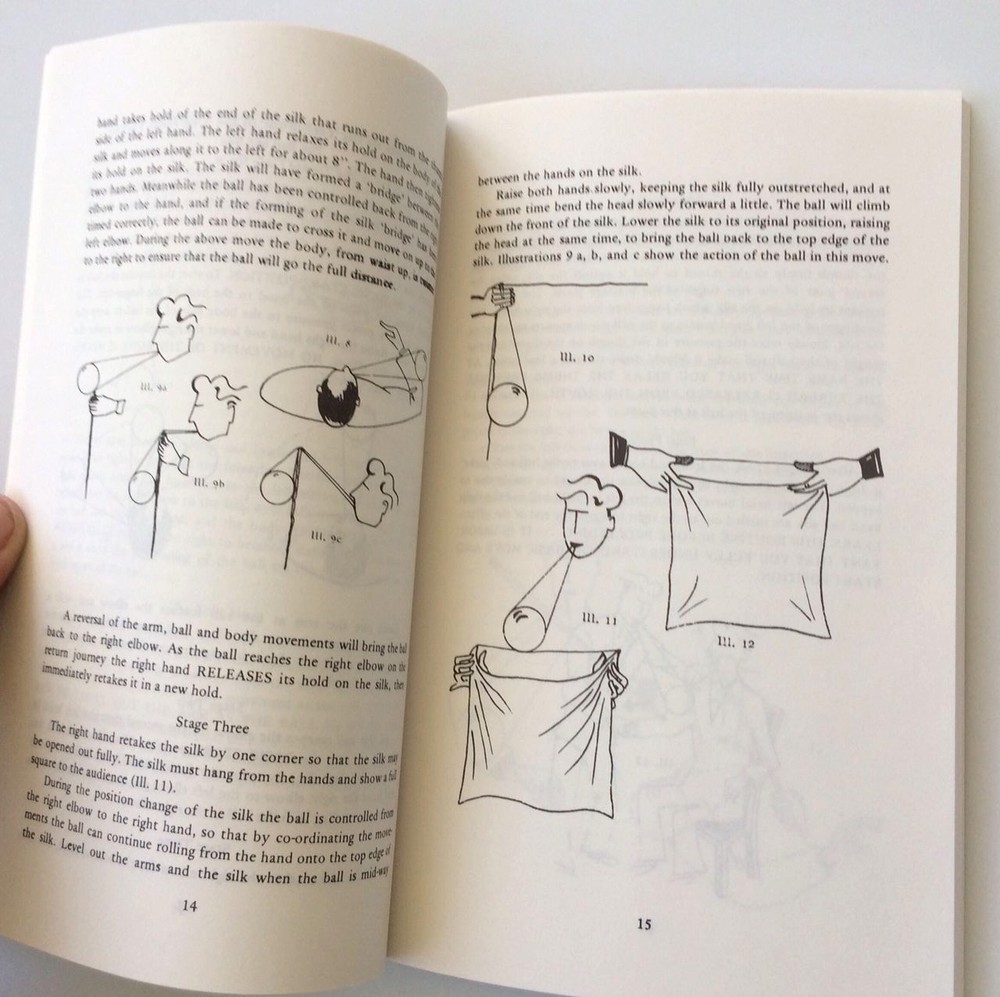 STRING BOOK Invisible Thread Floating Magic Trick Elastic Levitation Ball Stage