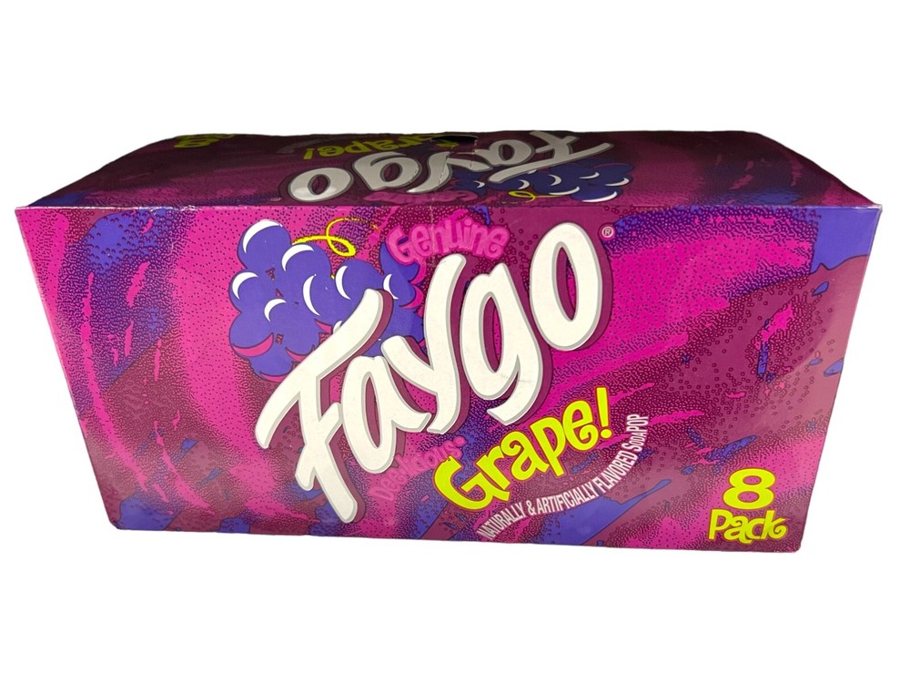 Faygo Grape Soda 8 pack