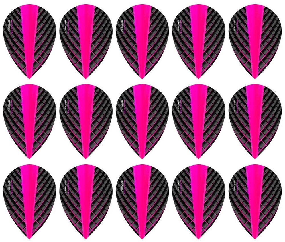 5 Sets Harrows Quantum Pear Dart Flights – Ships w/ Tracking - Pink