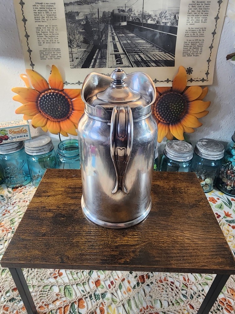Reed & Barton Silverplate Pitcher Santa Barbara Biltmore Post-1940