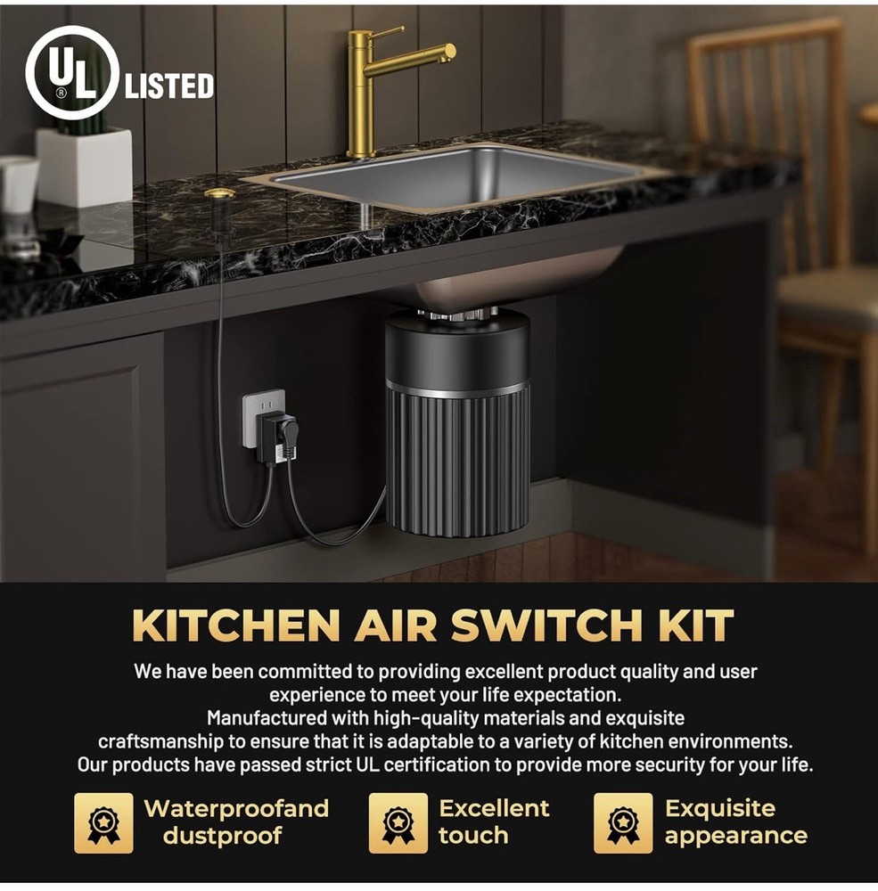 UL Certified Garbage Disposal Power Module Easy Install Universal Fit Durable US