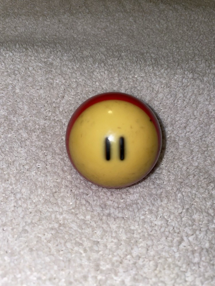 Vintage Pool Ball Number 11 Billiard