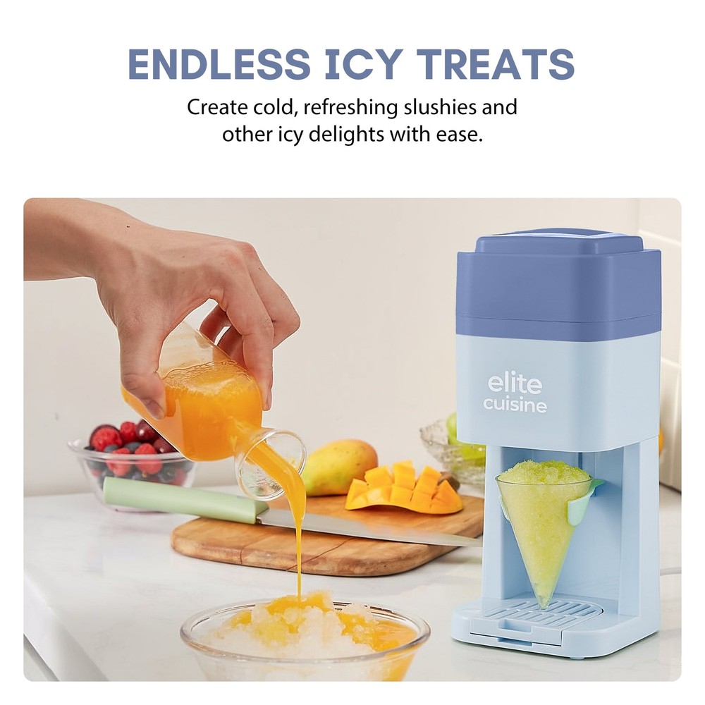 Elite Gourmet ESIL2501 Purple Snow Cone Maker