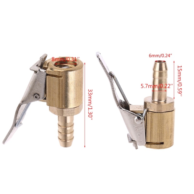 Car Compressor Air Nozzle 1/4" Replacement Durable Fitting Connector Nozzles