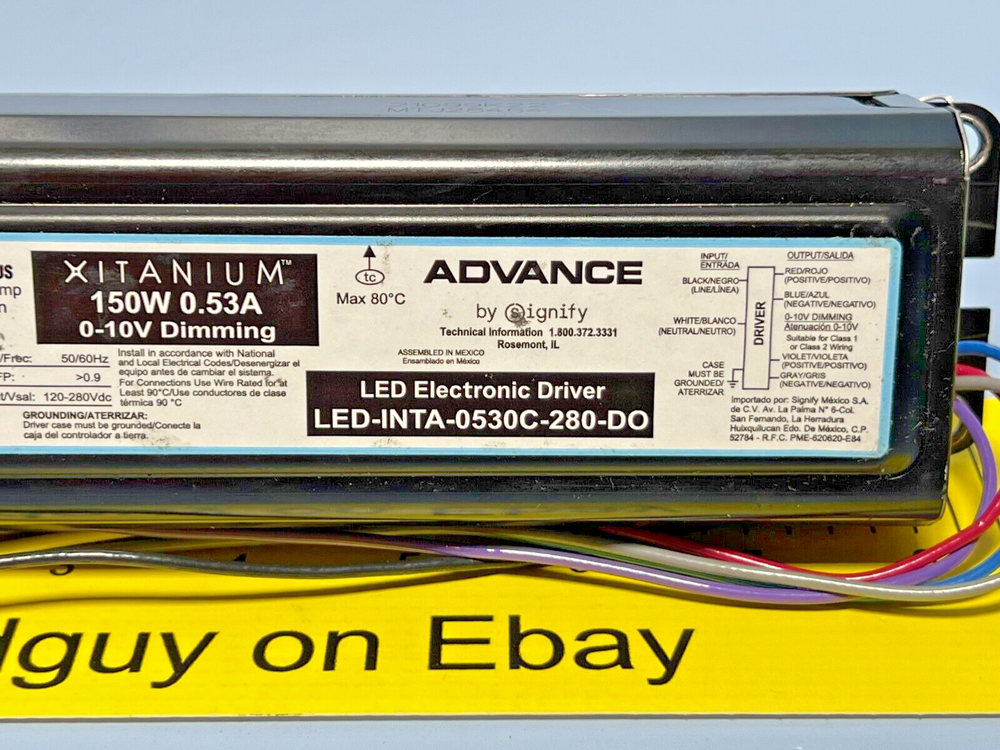 Advance Xitanium LED-INTA-0530C-280-DO LED Driver; 150W