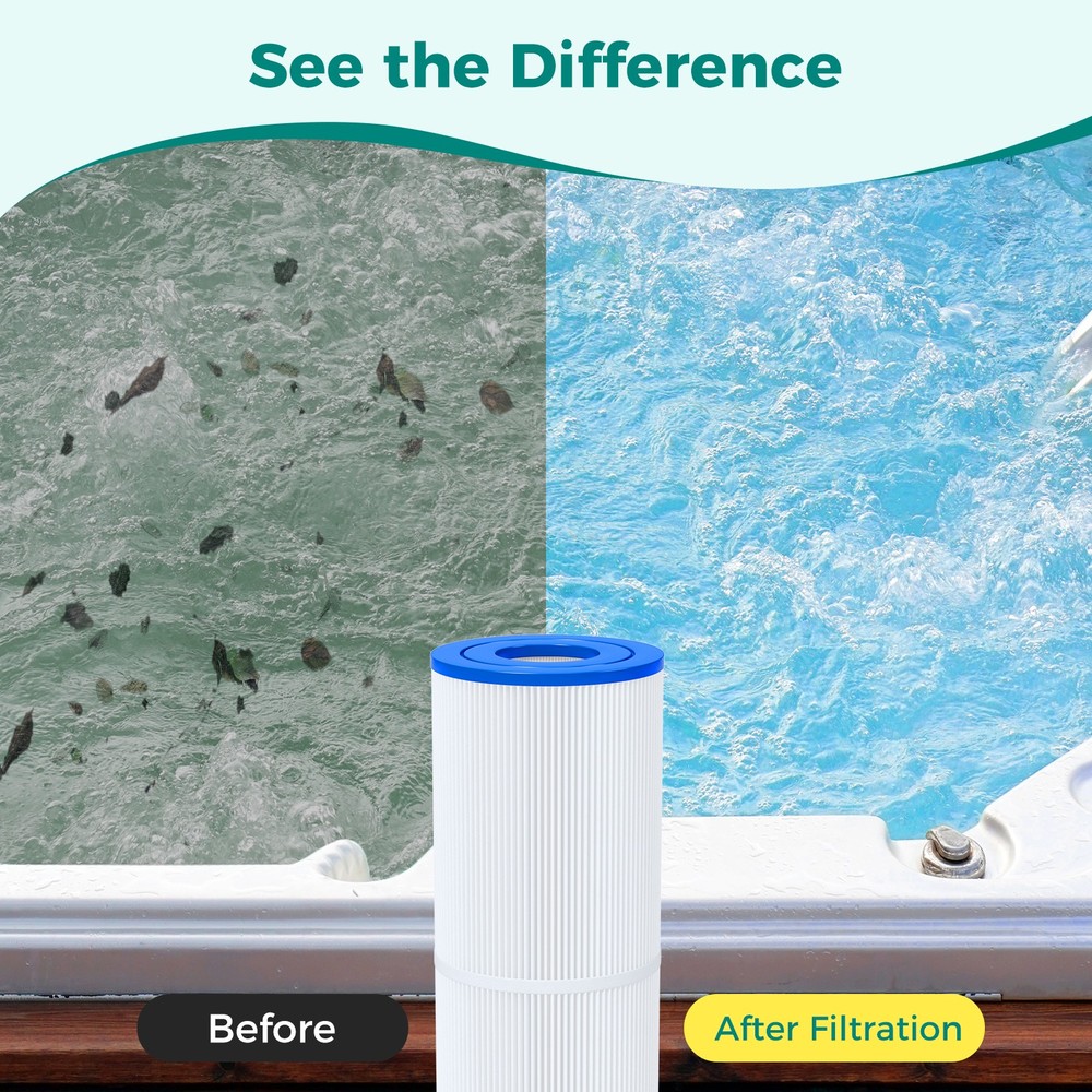 2-PACK PRB25-INHot Tub Filter Replacement -Spa Filter Replacement NSF Certified