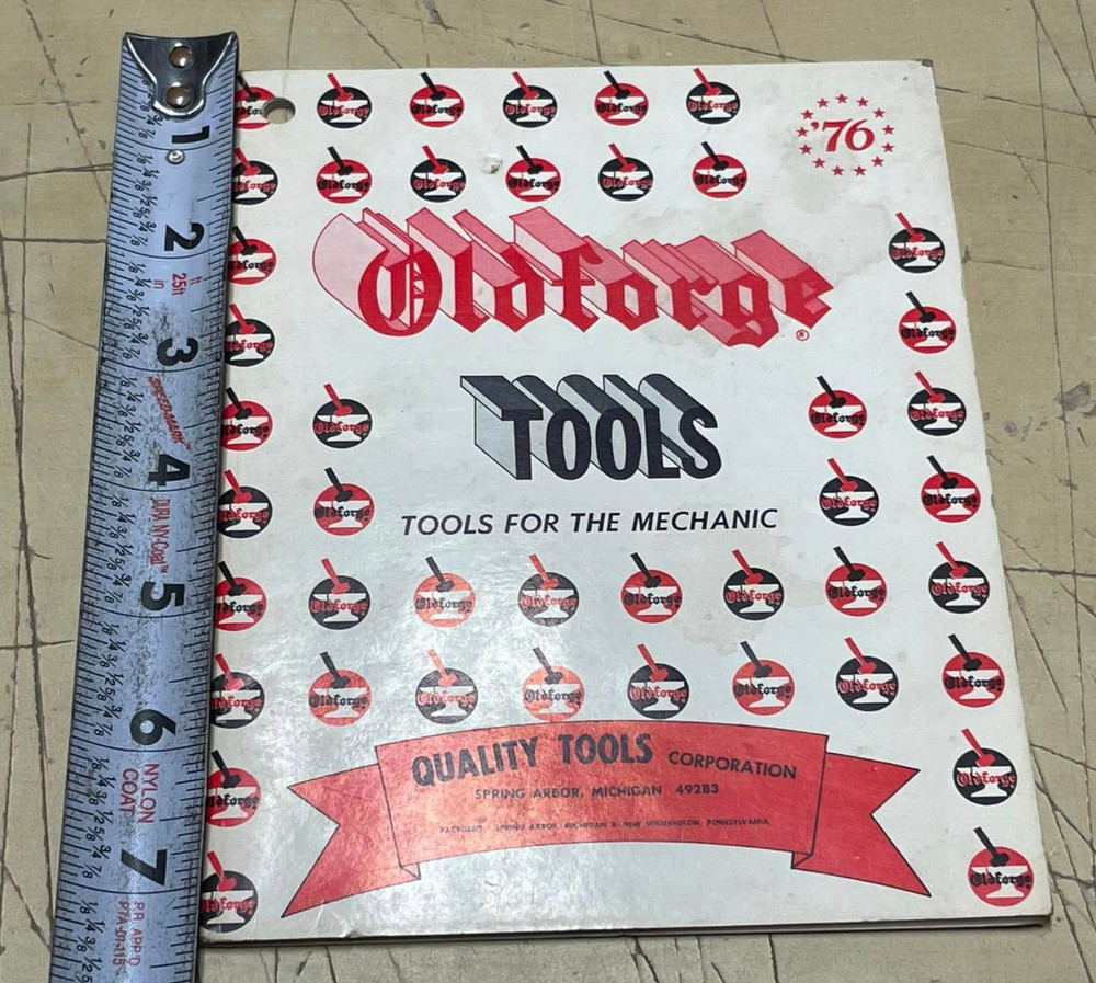 Vintage Original 1976 Oldforge Mechanic Tools Catalog 40 Pgs