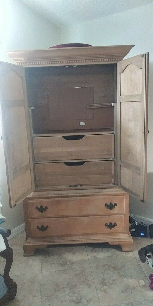  Classic Armoire Wardrobe antique looks with practical storage space.