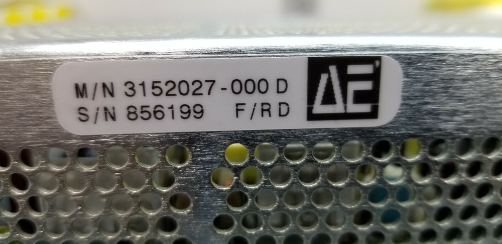 ADVANCED ENERGY SYNC PULSE OPTICAL TRANSCEIVER 3152027-000-D [A10B3]