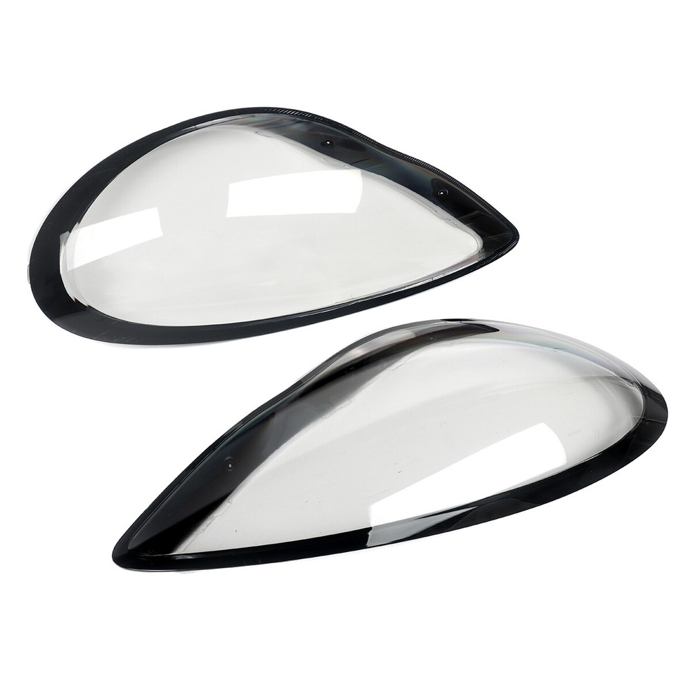 LH+RH Front Headlight Lens Replacement Shell For Porsche Panamera 970 2010-2013