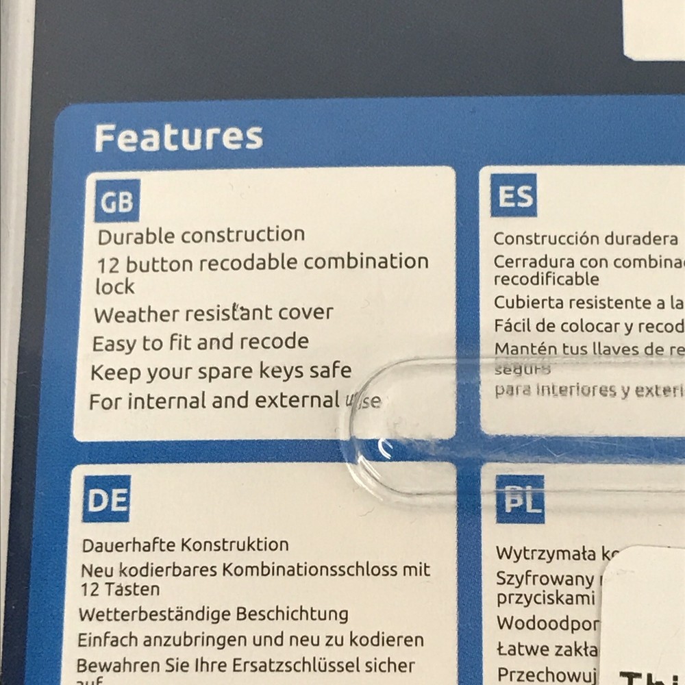 Squire Key Keep Combination Key Safe (KEYKEEP 2)